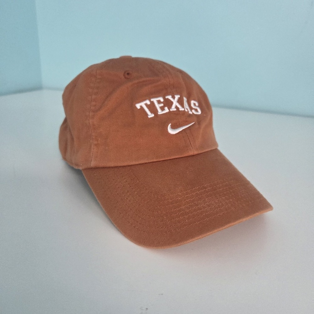 Vtg 2006 Nike Team OSFA Texas Longhorns Hat Burnt Orange UT Austin Strapback